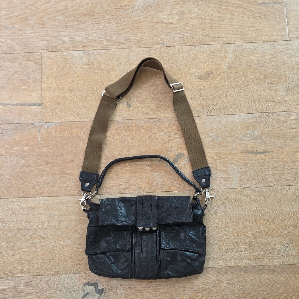 Tylie Malibu Black Leather Bag